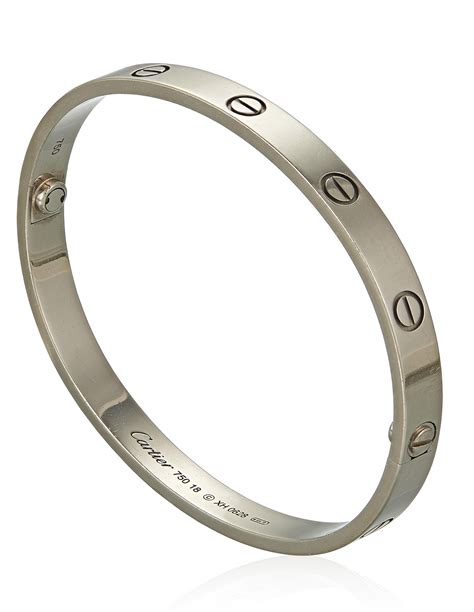 cartier love bracelet stainless steel|authentic cartier love bracelet.